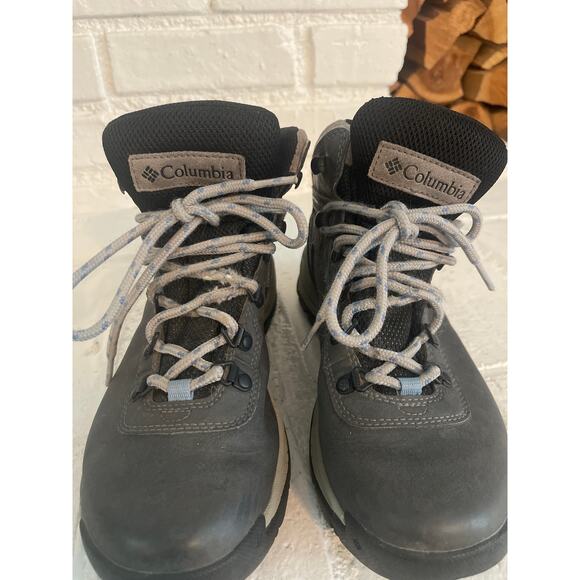Columbia Newton Ridge Plus Waterproof Gray Hiking Boot Women's Size 8 - Picture 7 of 8
